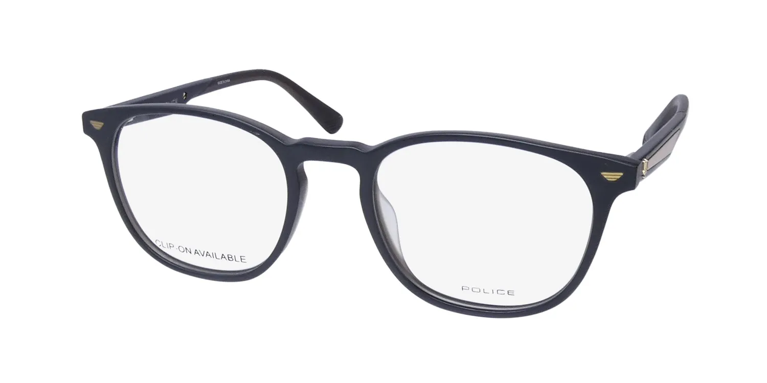 Police Vplf02 Groove 2 06bl Eyeglasses Dark Grey 50mm