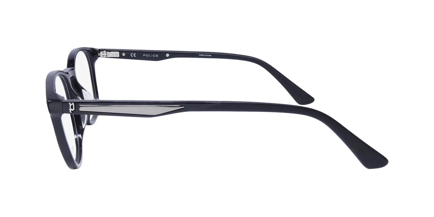 Police Vplf02 Groove 2 Clip-On 0700 Eyeglasses Black 50mm 4