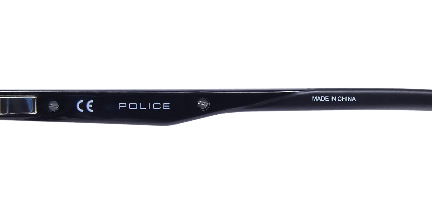 Police Vplf02 Groove 2 Clip-On 0700 Eyeglasses Black 50mm 7