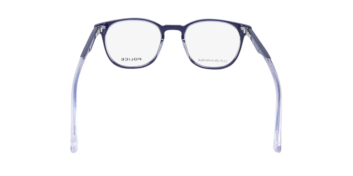 Police Vplf02 Groove 2 Clip-On 0p57 Eyeglasses Blue 50mm 5