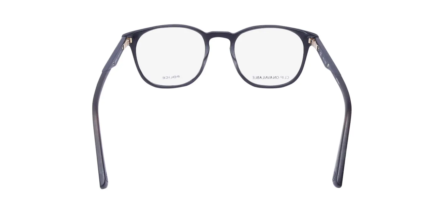 Police Vplf02 Groove 2 Clip-On 06bl Eyeglasses Dark Grey 50mm 5