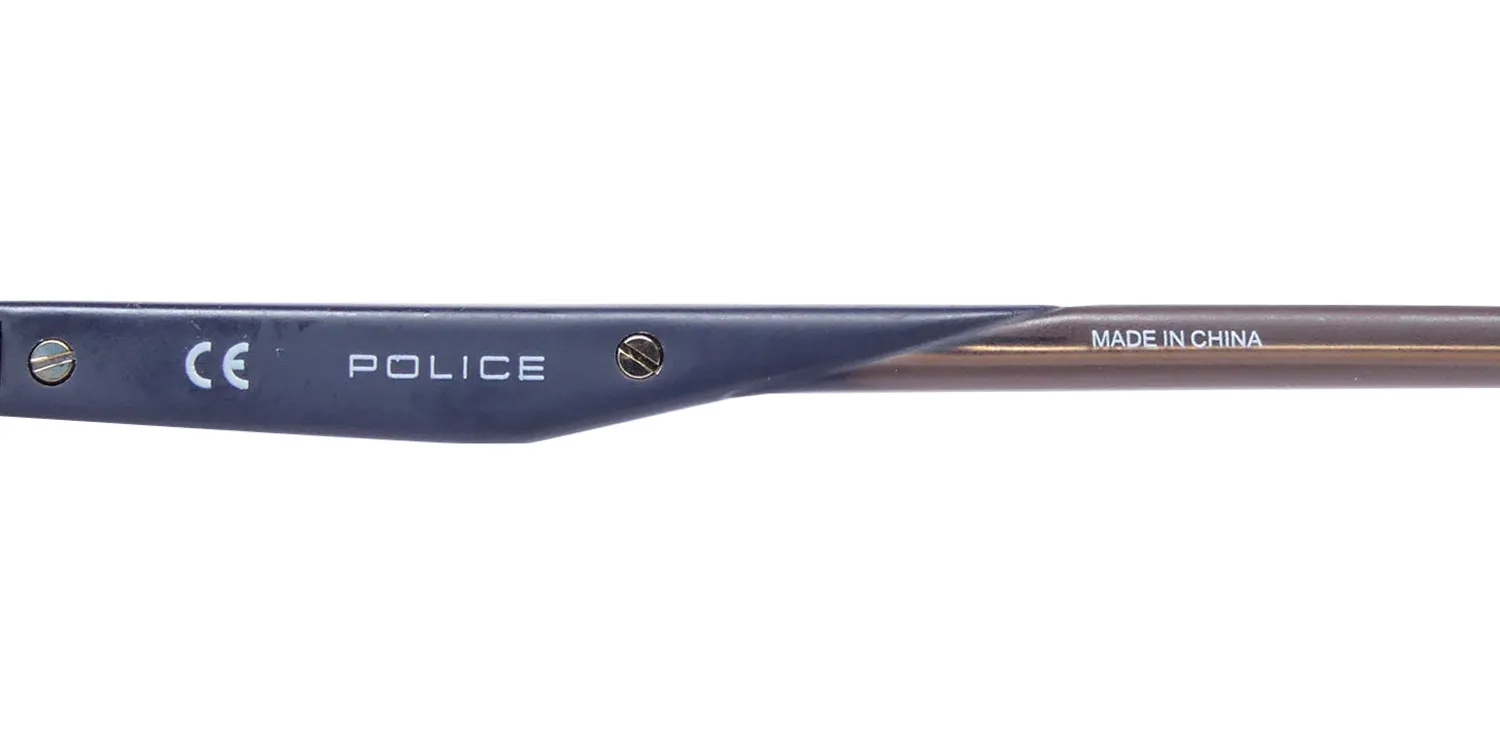 Police Vplf02 Groove 2 Clip-On 06bl Eyeglasses Dark Grey 50mm 7