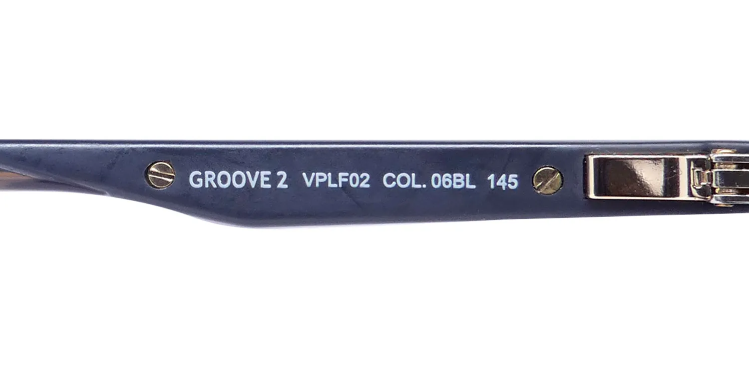 Police Vplf02 Groove 2 Clip-On 06bl Eyeglasses Dark Grey 50mm 8