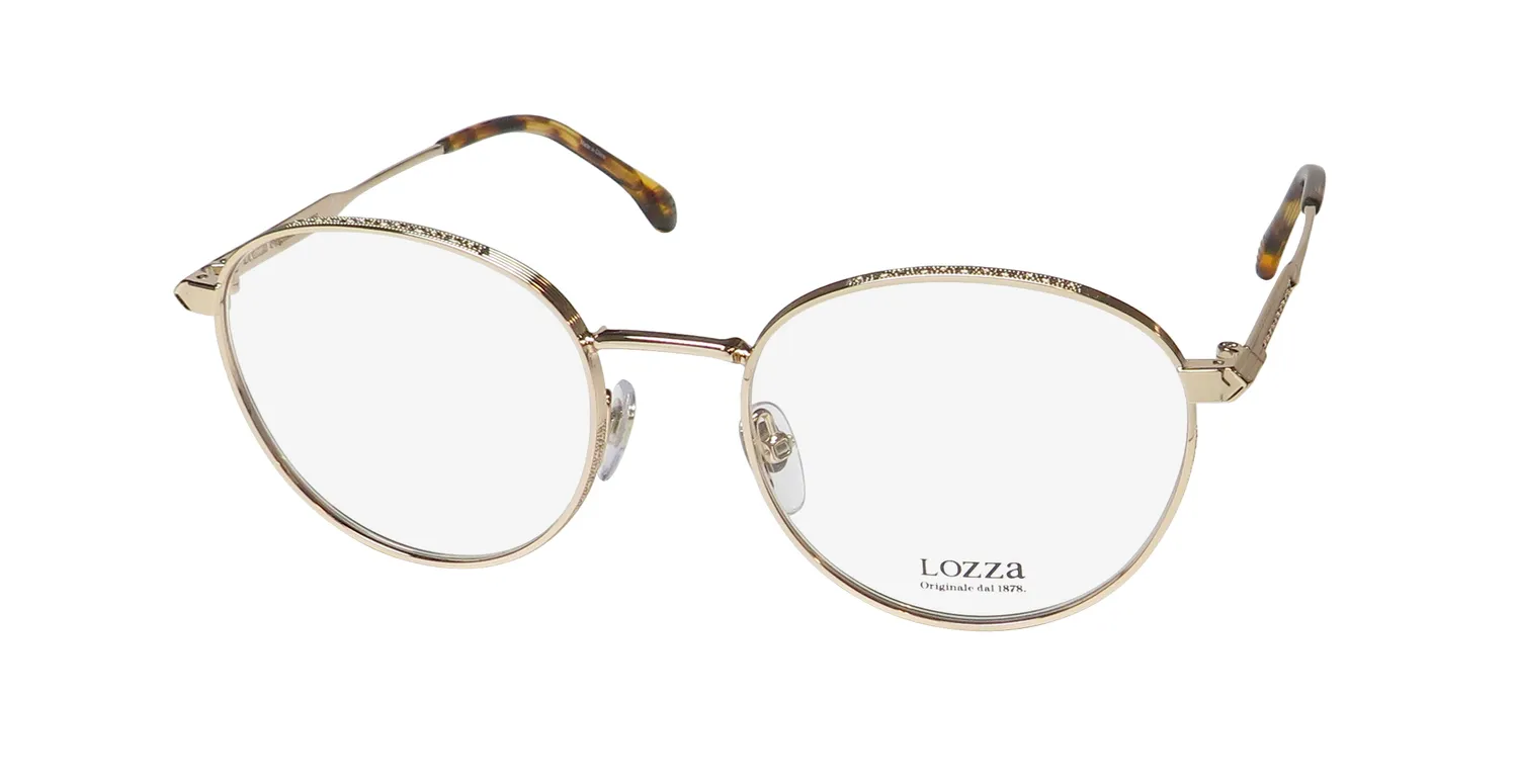 Lozza Vl2402 0300 Eyeglasses Rose Gold 52mm