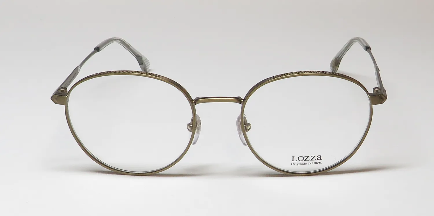 Lozza Vl2402 0srf Eyeglasses Antique Gold 52mm 3