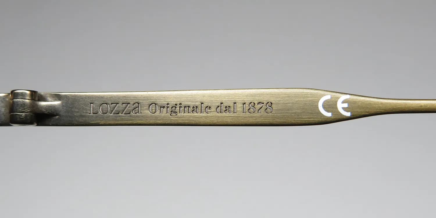 Lozza Vl2402 0srf Eyeglasses Antique Gold 52mm 7