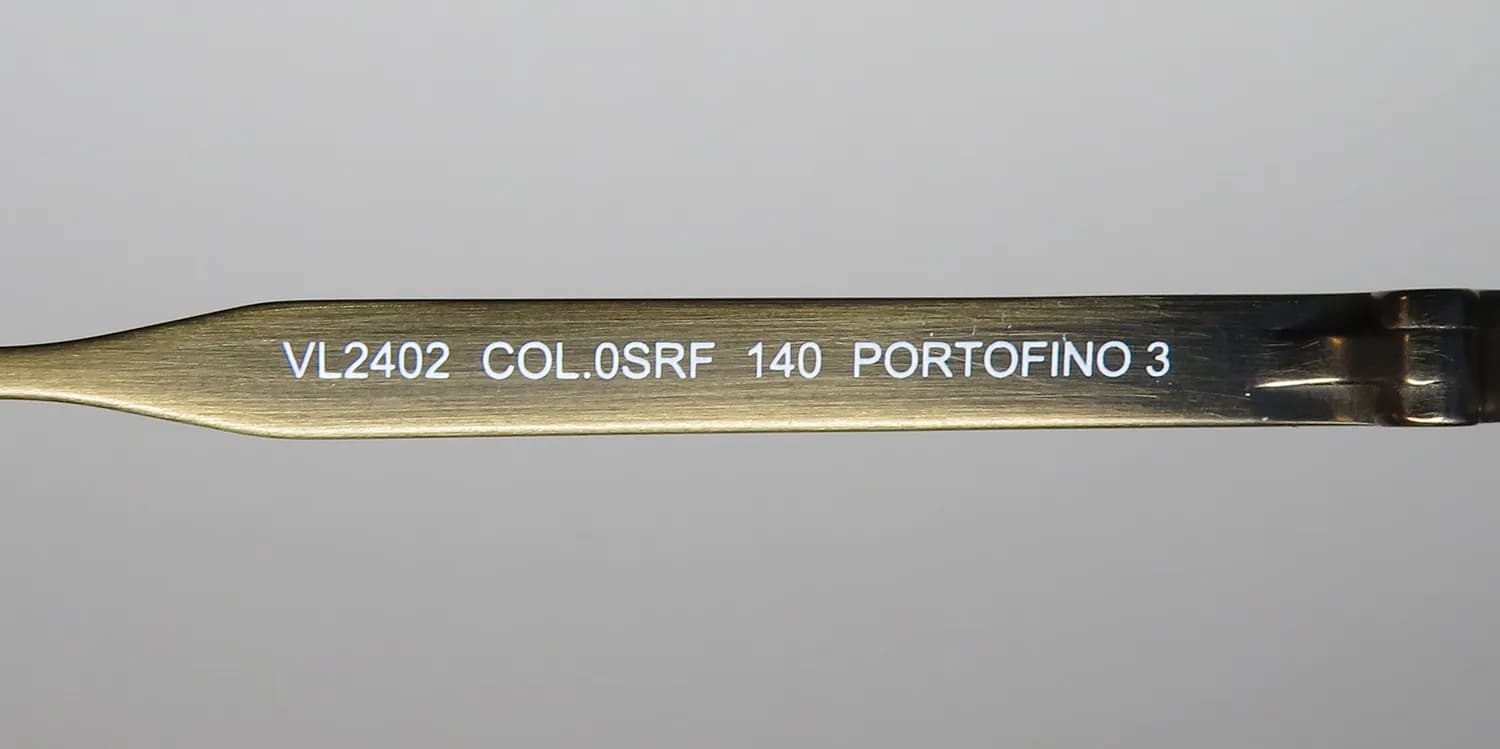 Lozza Vl2402 0srf Eyeglasses Antique Gold 52mm 8