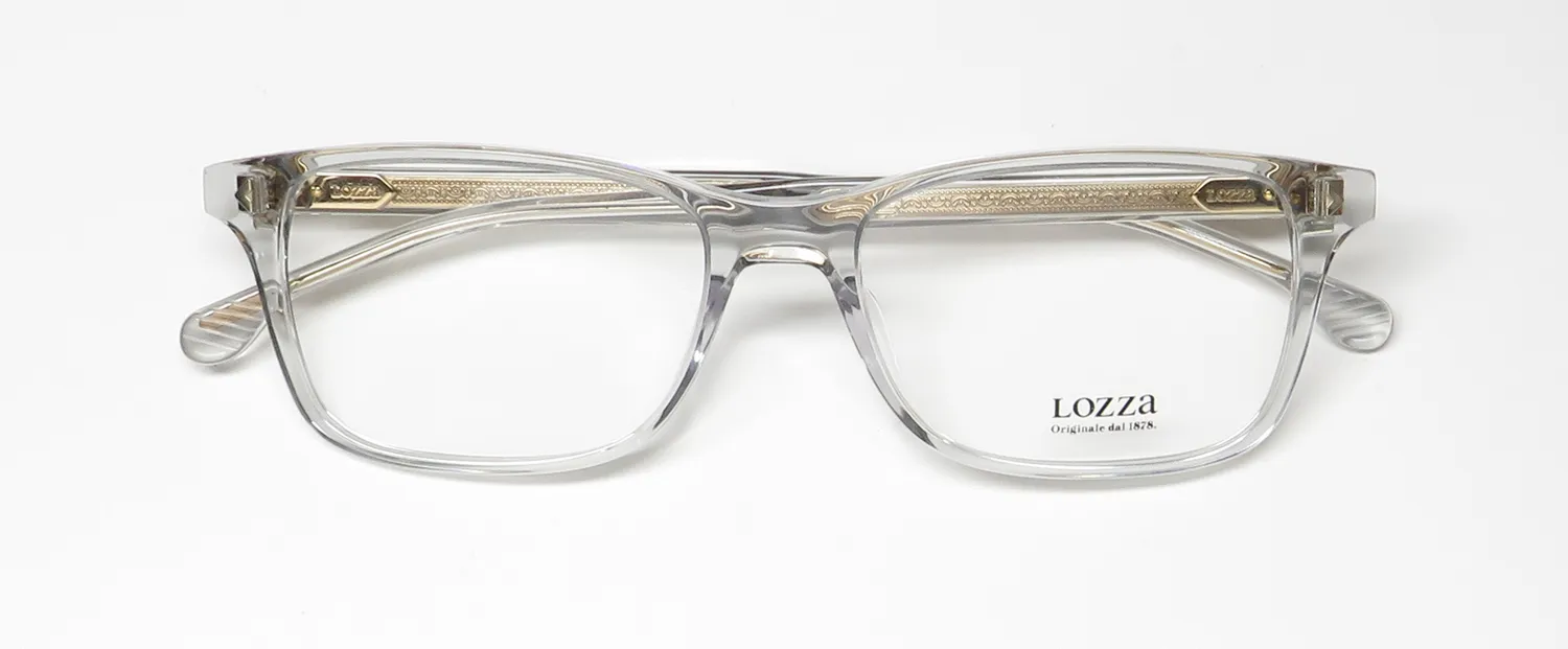Lozza Vl4292 06s8 Eyeglasses Transparent Grey 54mm 2