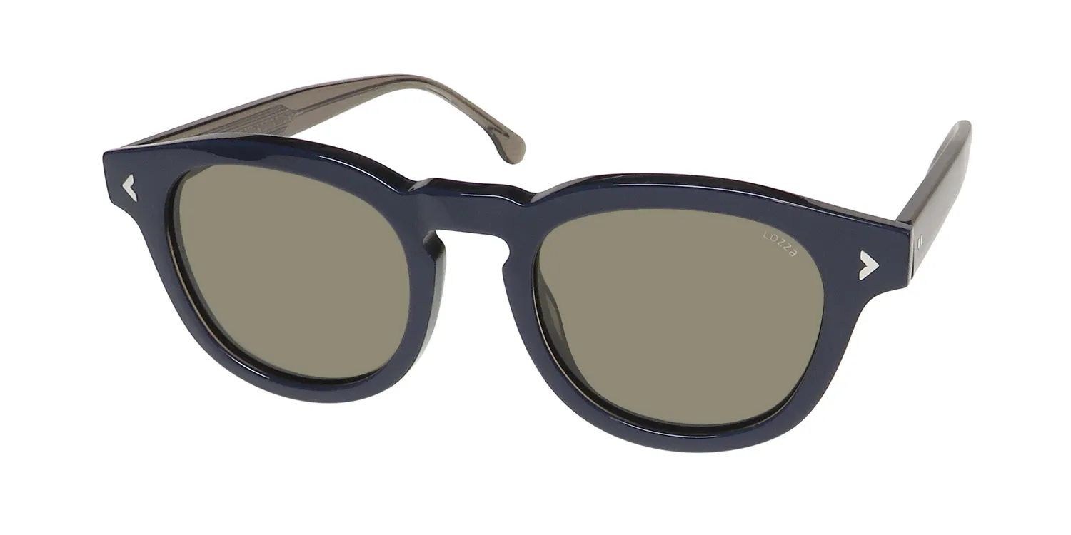 Lozza Sl4299 Tommaso Paradiso 0d25 Sunglasses Blue 49mm