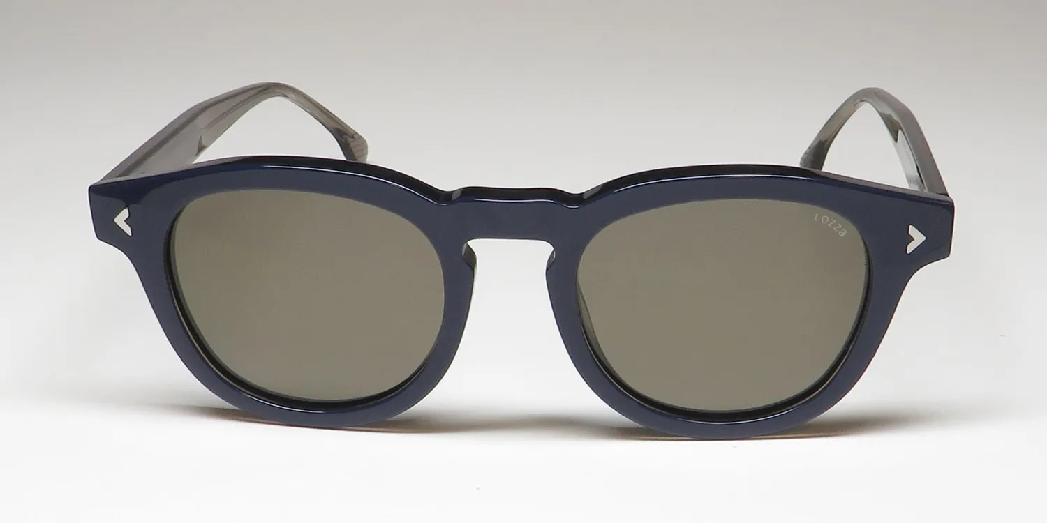 Lozza Sl4299 Tommaso Paradiso 0d25 Sunglasses Blue 49mm 3