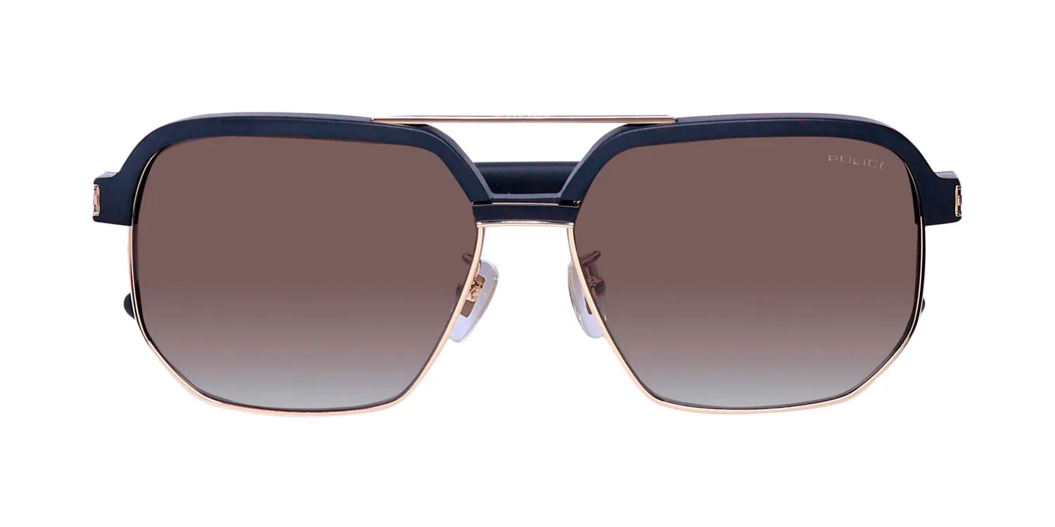 Police Splf11 Origins Hero 1 0302 Sunglasses Gold 61mm 2