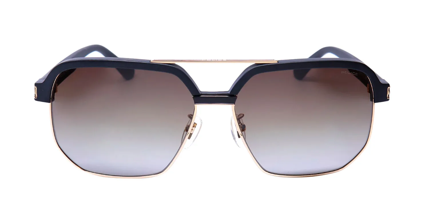 Police Splf11 Origins Hero 1 0302 Sunglasses Gold 61mm 3