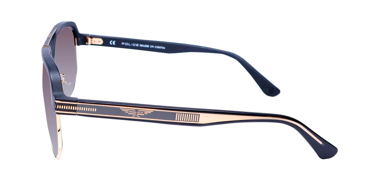 Police Splf11 Origins Hero 1 0302 Sunglasses Gold 61mm 4