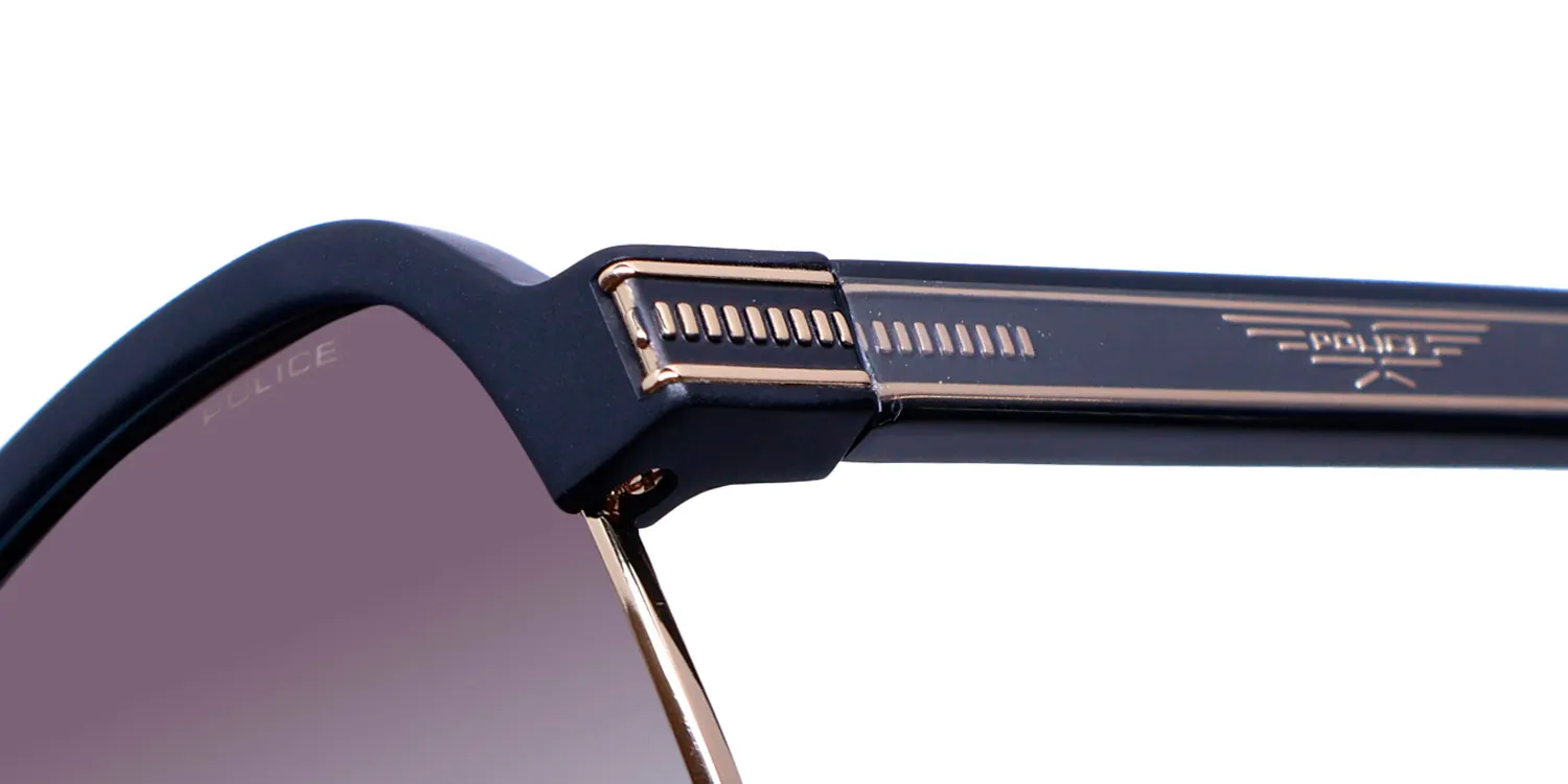 Police Splf11 Origins Hero 1 0302 Sunglasses Gold 61mm 6