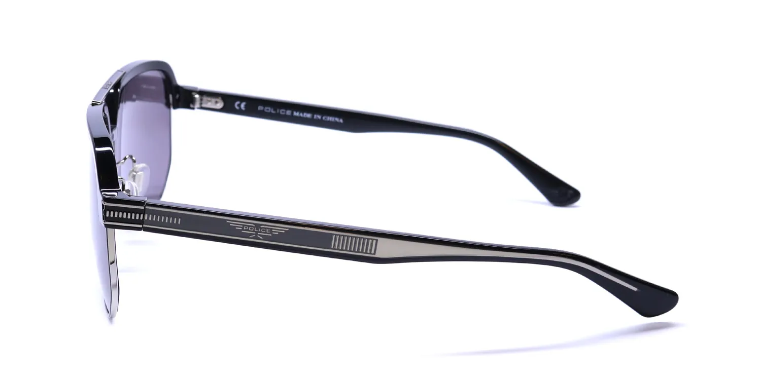 Police Splf11 Origins Hero 1 0583 Sunglasses Black 61mm 4