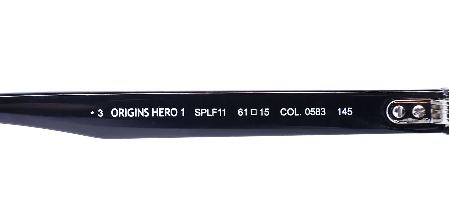 Police Splf11 Origins Hero 1 0583 Sunglasses Black 61mm 8