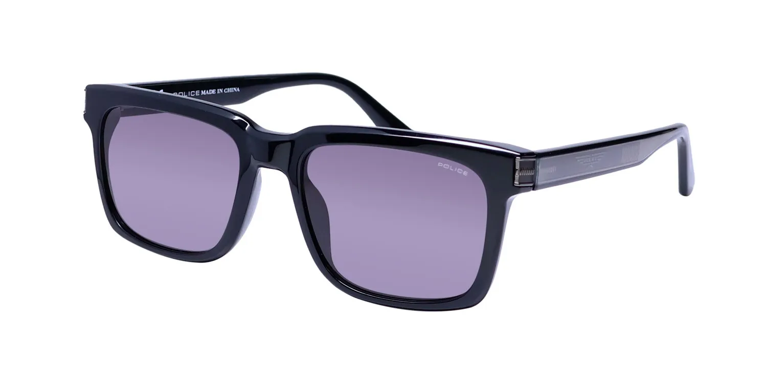 Police Splf12 Origins Hero 2 0700 Sunglasses Black 55mm
