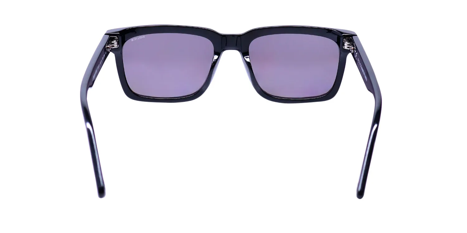 Police Splf12 Origins Hero 2 0700 Sunglasses Black 55mm 5