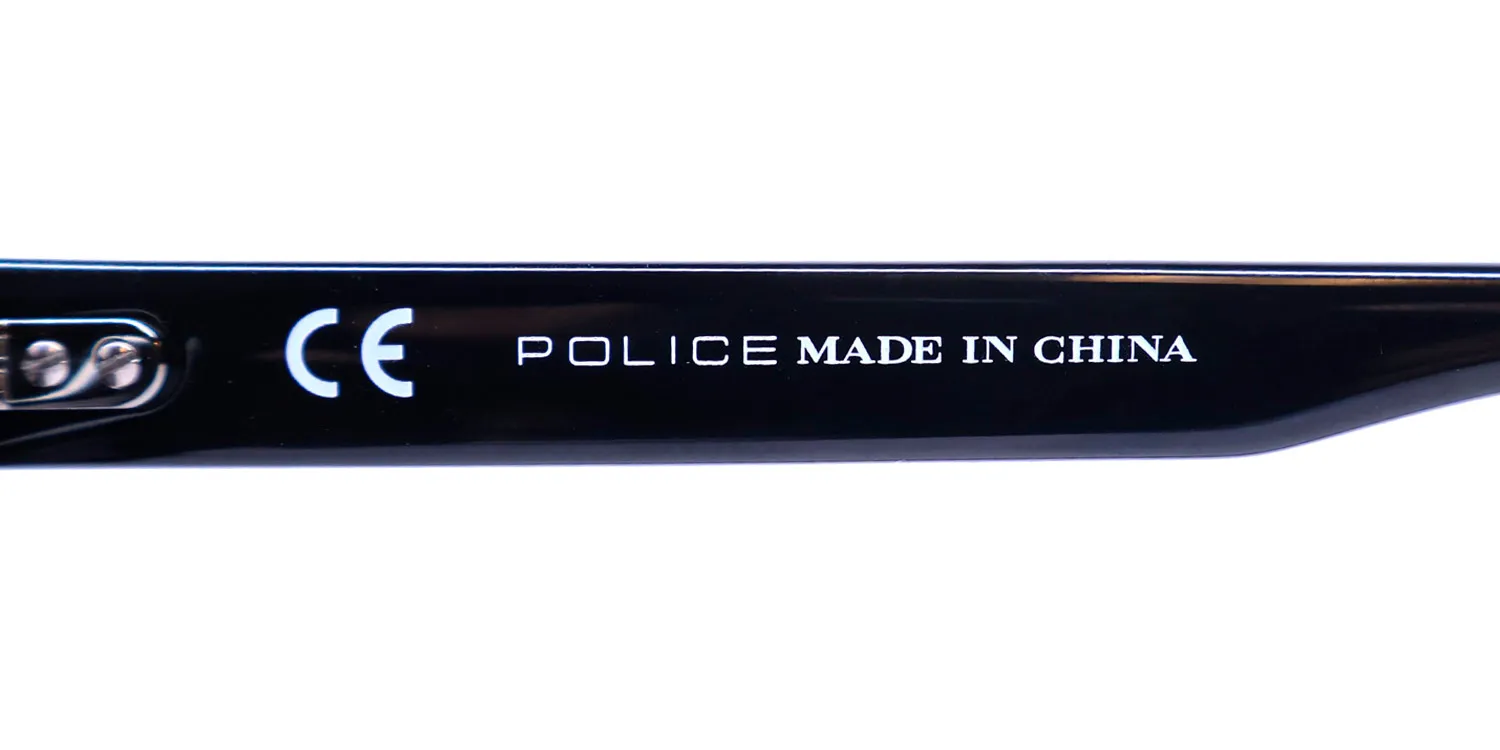 Police Splf12 Origins Hero 2 0700 Sunglasses Black 55mm 7