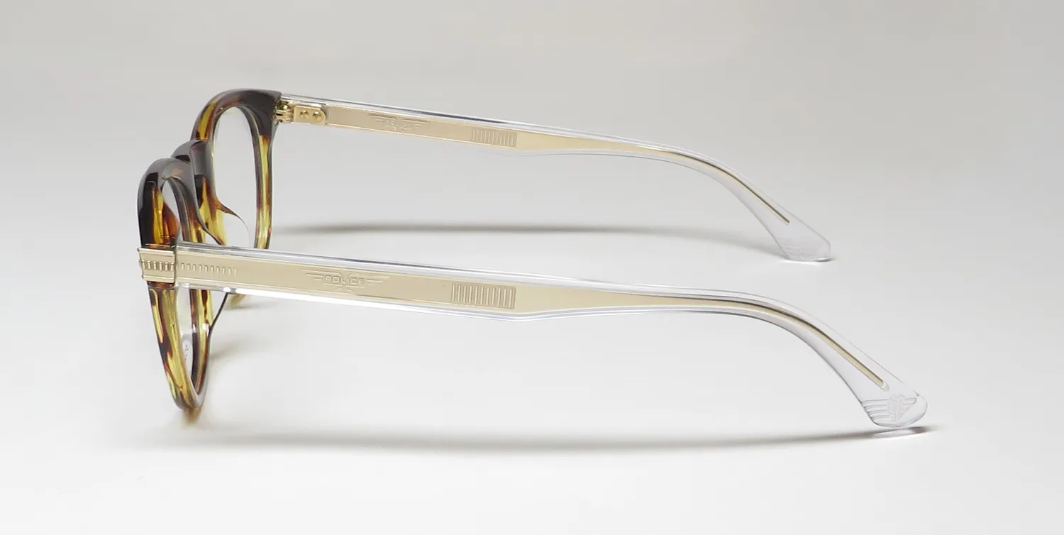 Police Vplf04 Origins Hero 4 09n3 Eyeglasses Brown 49mm 4