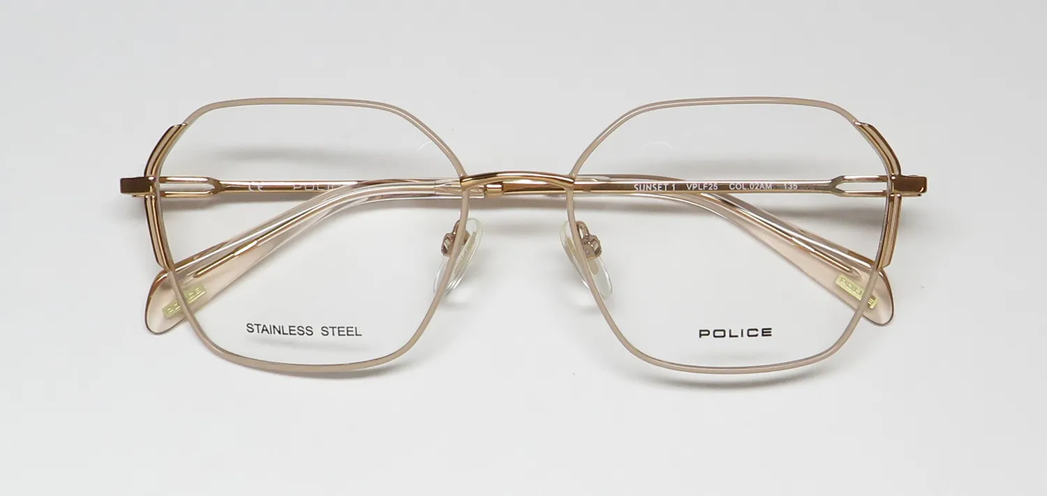 Police Vplf25 02am Eyeglasses Rose 53mm 2