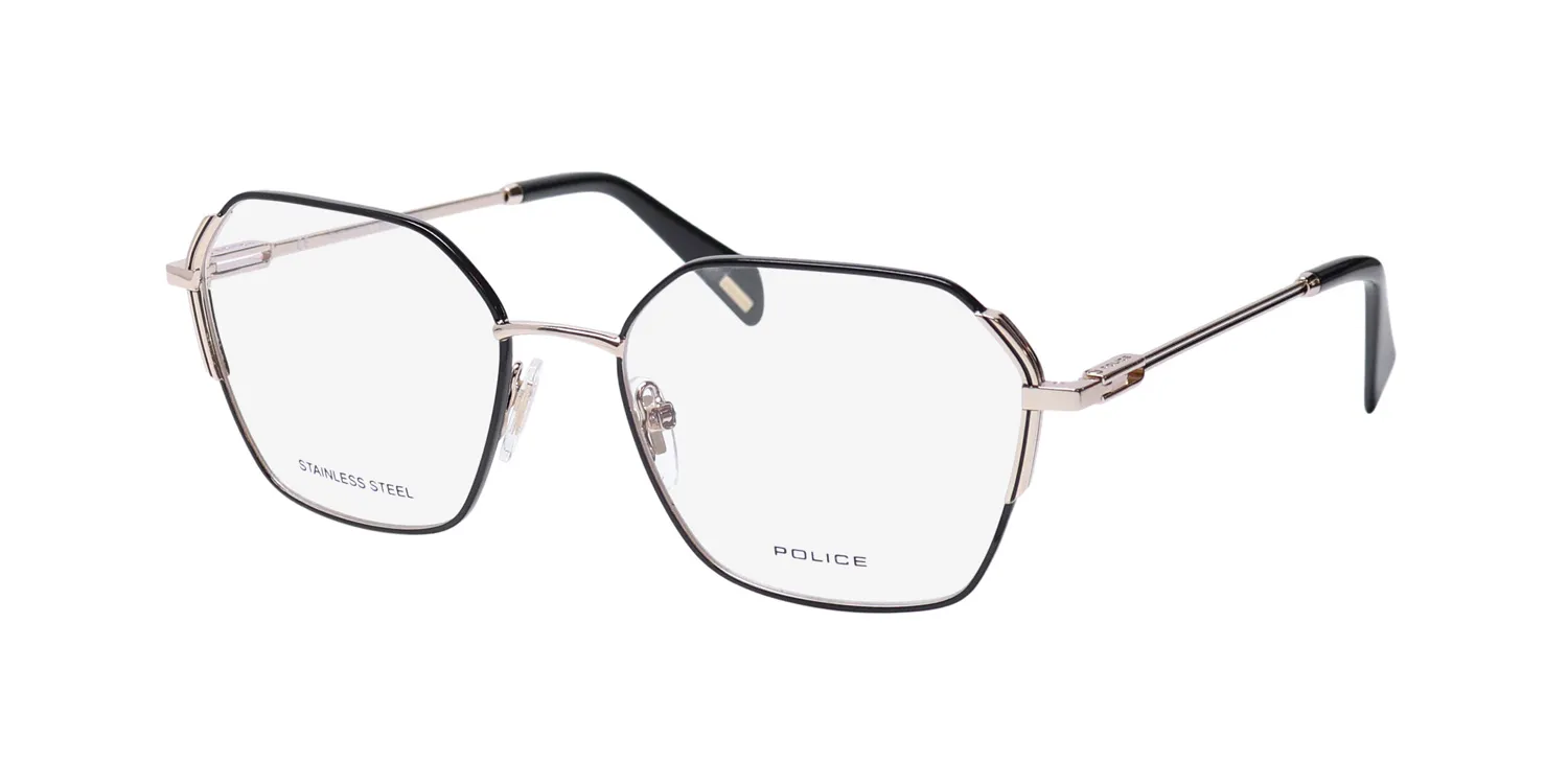 Police Vplf25 Sunset 1 0301 Eyeglasses Black 53mm