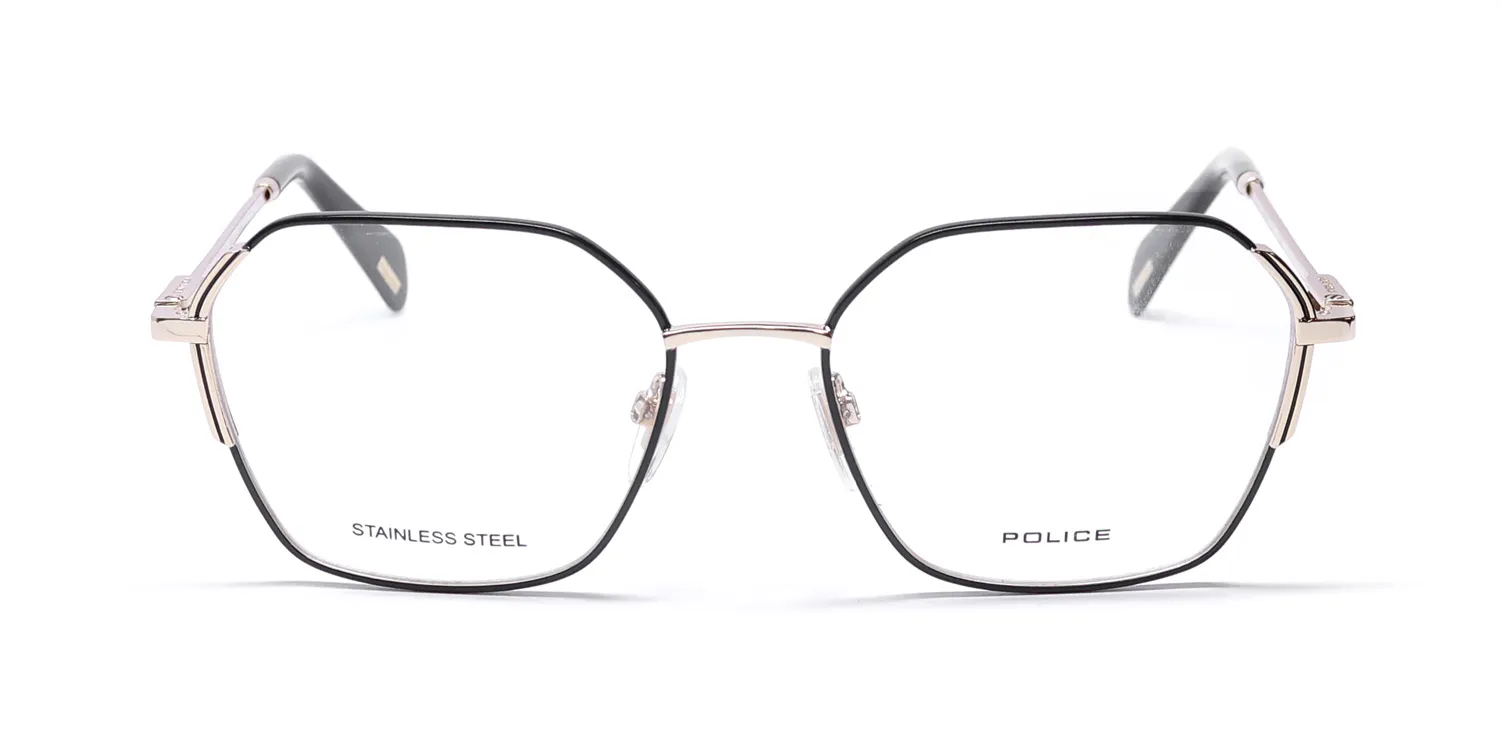 Police Vplf25 Sunset 1 0301 Eyeglasses Black 53mm 3
