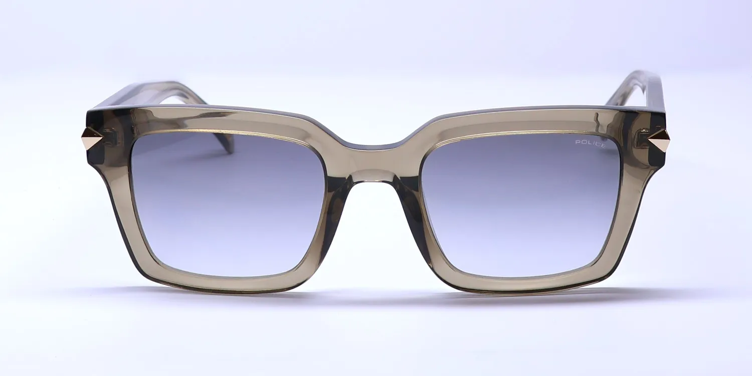 Police Splf32 Dawn 4 092t Sunglasses Dove Grey Crystal 50mm 3