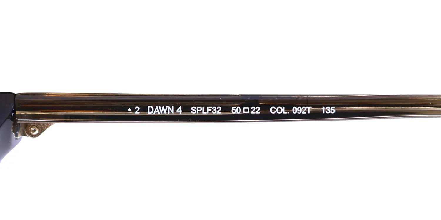 Police Splf32 Dawn 4 092t Sunglasses Dove Grey Crystal 50mm 7