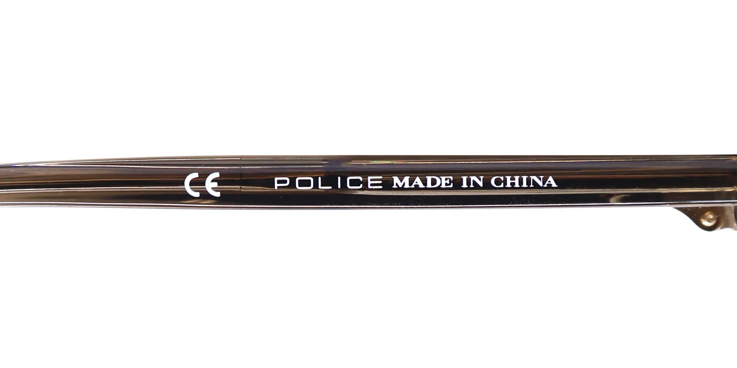Police Splf32 Dawn 4 092t Sunglasses Dove Grey Crystal 50mm 8