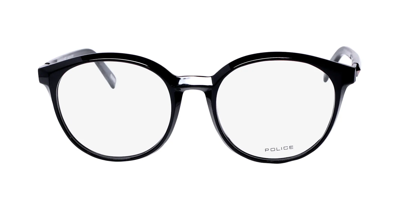Police Vplf28 Swan 2 700y Eyeglasses Black 51mm Unisex 3