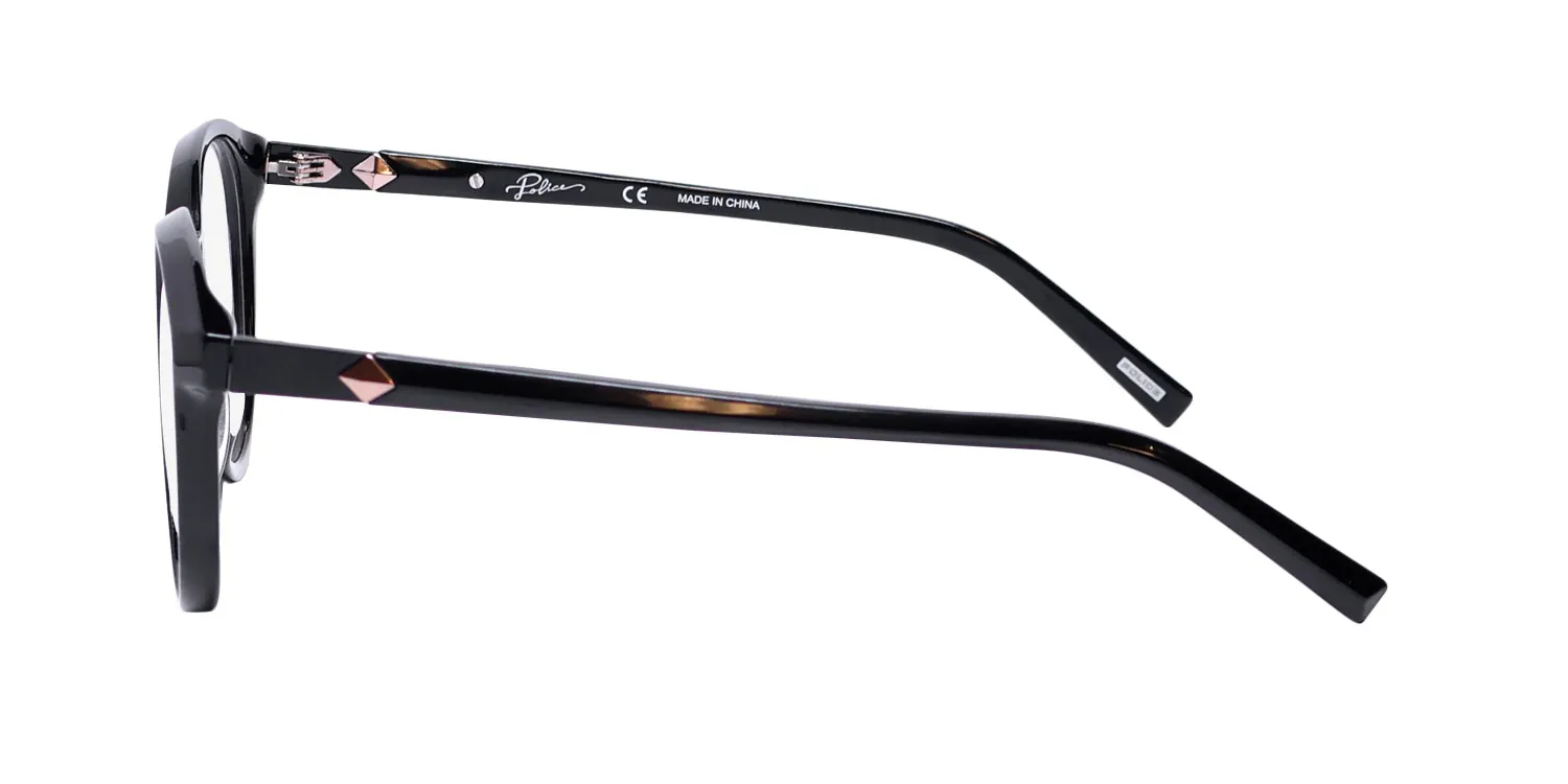 Police Vplf28 Swan 2 700y Eyeglasses Black 51mm Unisex 4