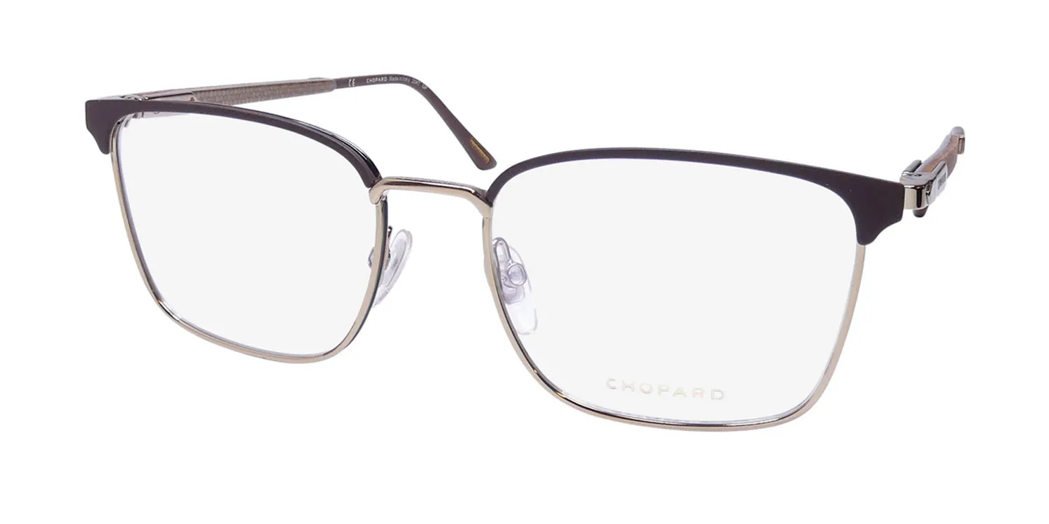 Chopard Vchg06 02ab Eyeglasses Brown 52mm
