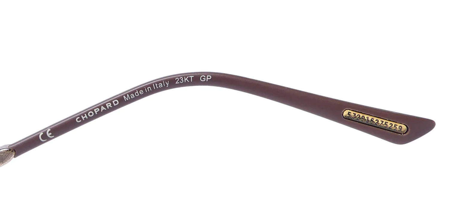 Chopard Vchg06 02ab Eyeglasses Brown 52mm 7