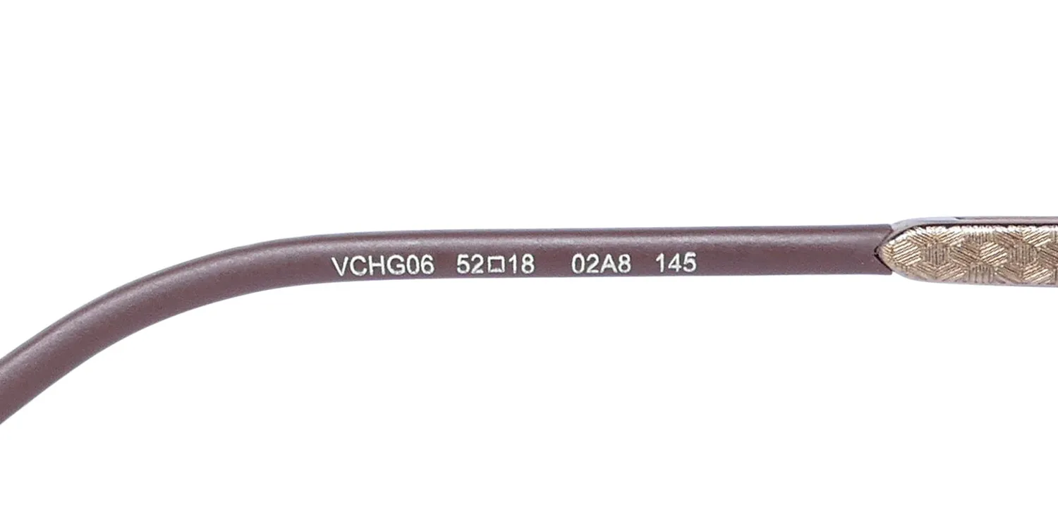 Chopard Vchg06 02ab Eyeglasses Brown 52mm 8