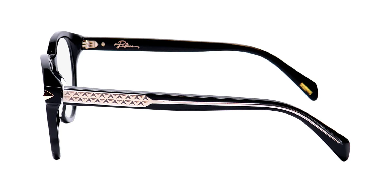 Police Vplf30 Dawn 2 0700 Eyeglasses Black 48mm 4