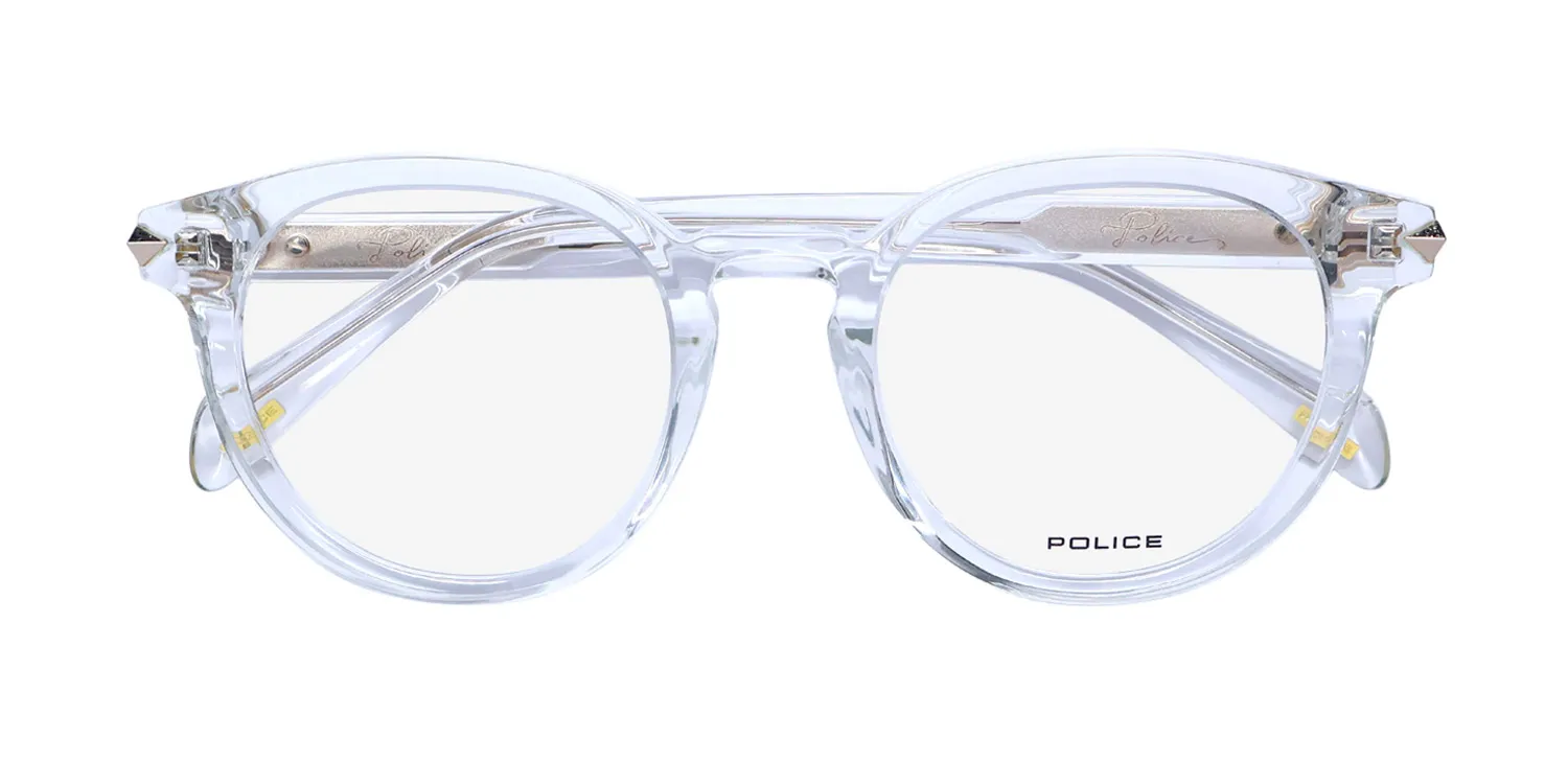 Police Vplf30 Dawn 2 0880 Eyeglasses Crystal 48mm 2