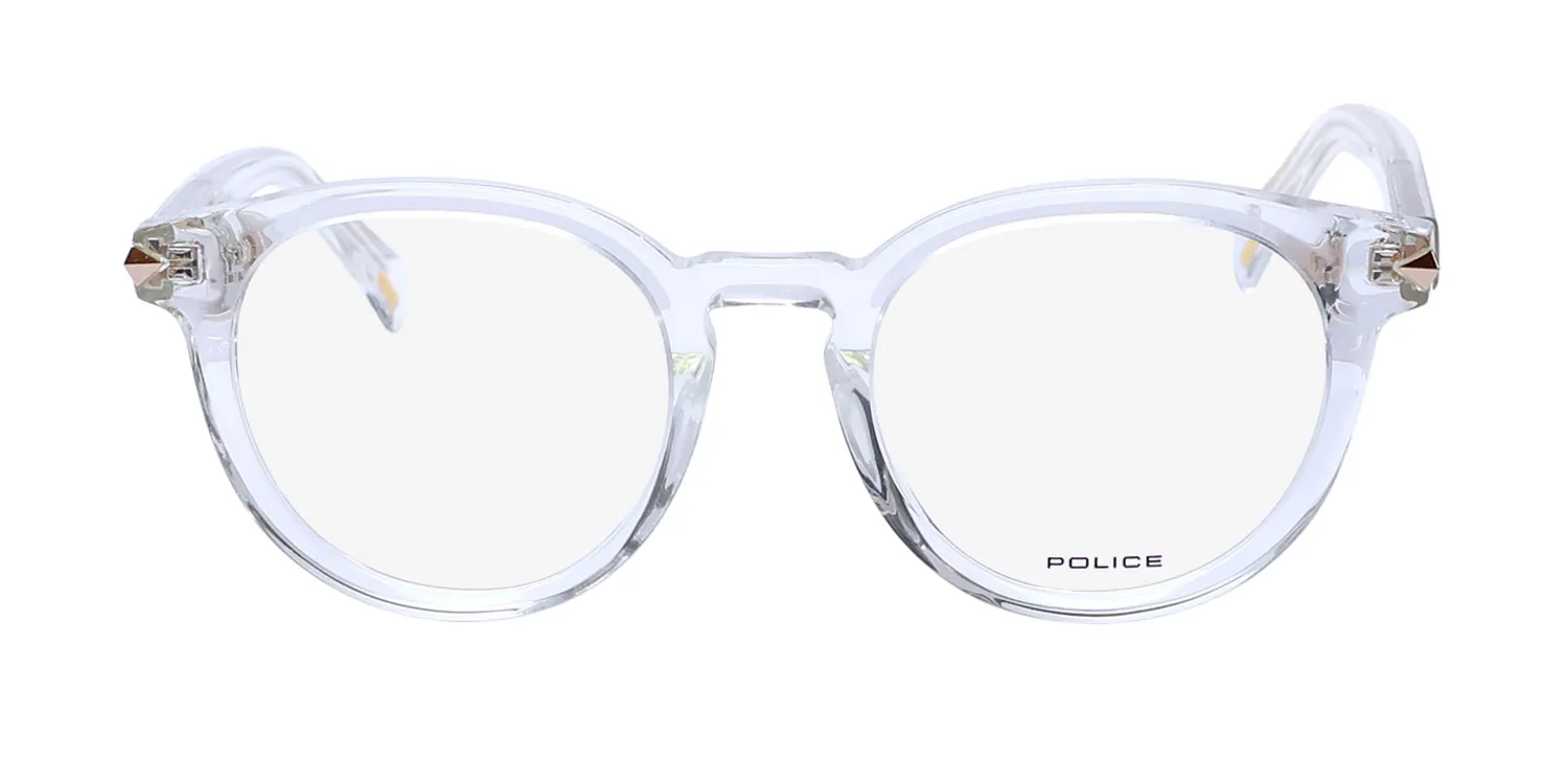Police Vplf30 Dawn 2 0880 Eyeglasses Crystal 48mm 3