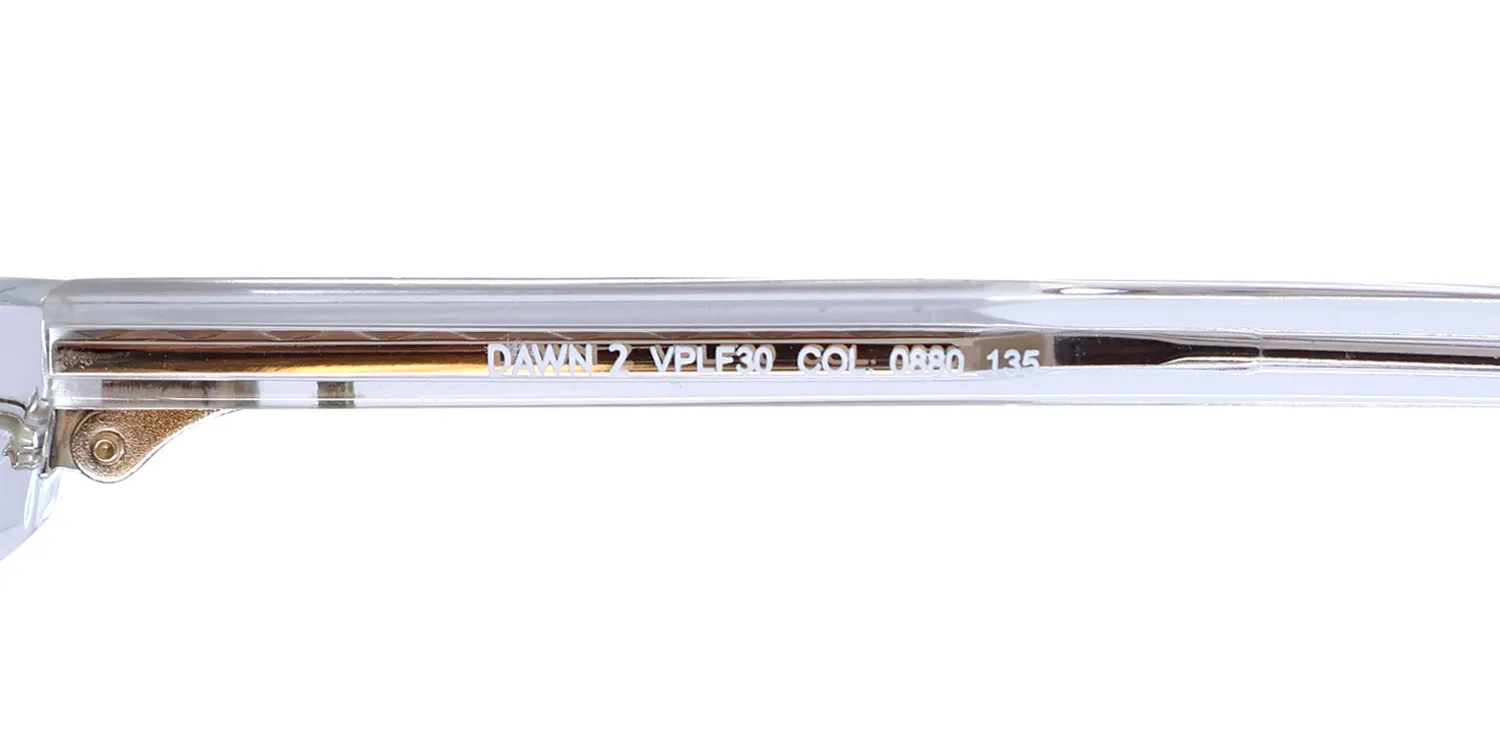 Police Vplf30 Dawn 2 0880 Eyeglasses Crystal 48mm 8