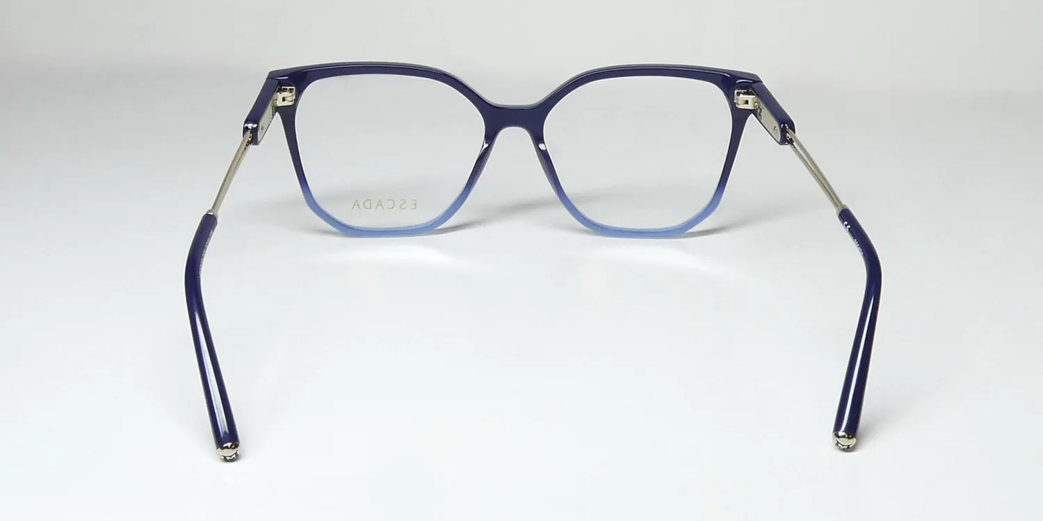 Escada Vesb27 0c18 Eyeglasses Blue 55mm 5