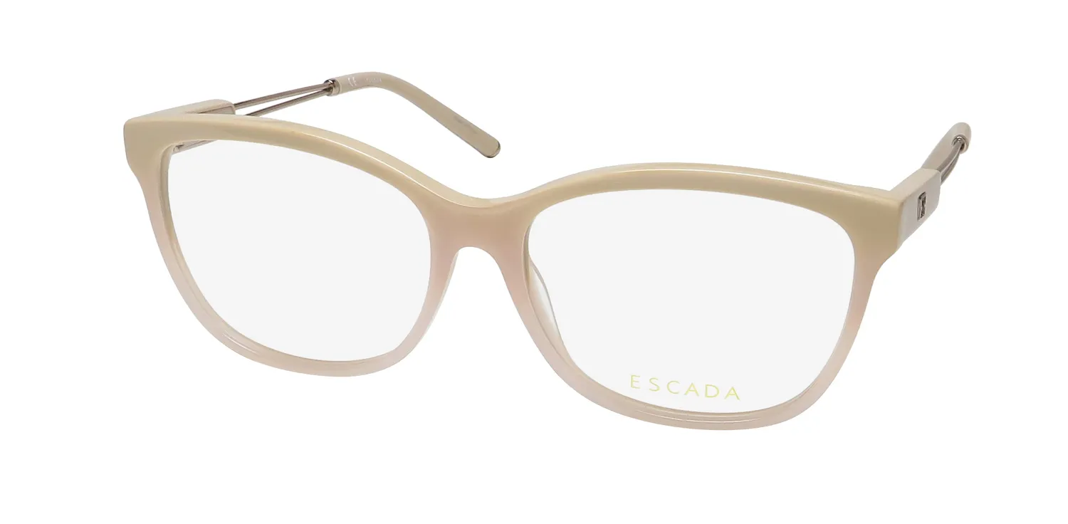 Escada Vesd28 0c19 Eyeglasses Rose 56mm