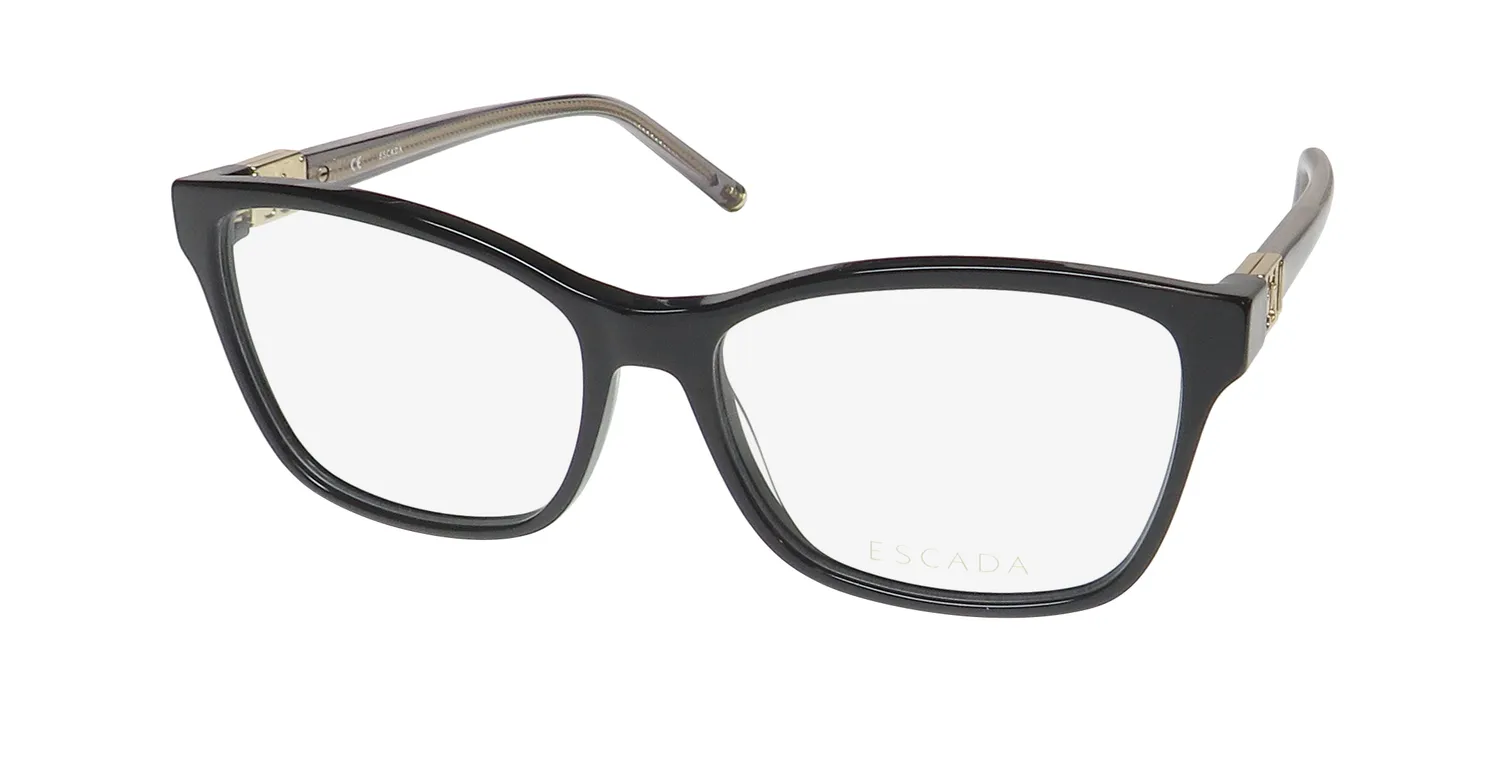 Escada Vesd30s 0700 Eyeglasses Black 55mm