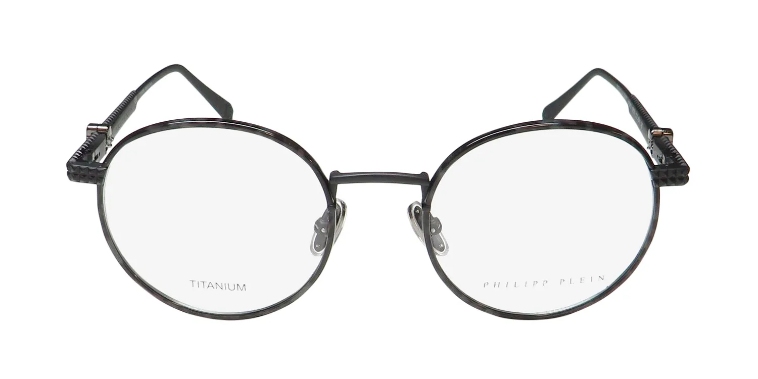 Philipp Plein Vpp061v Plein Glam Sunset 0541 Eyeglasses Black 50mm Unisex 3