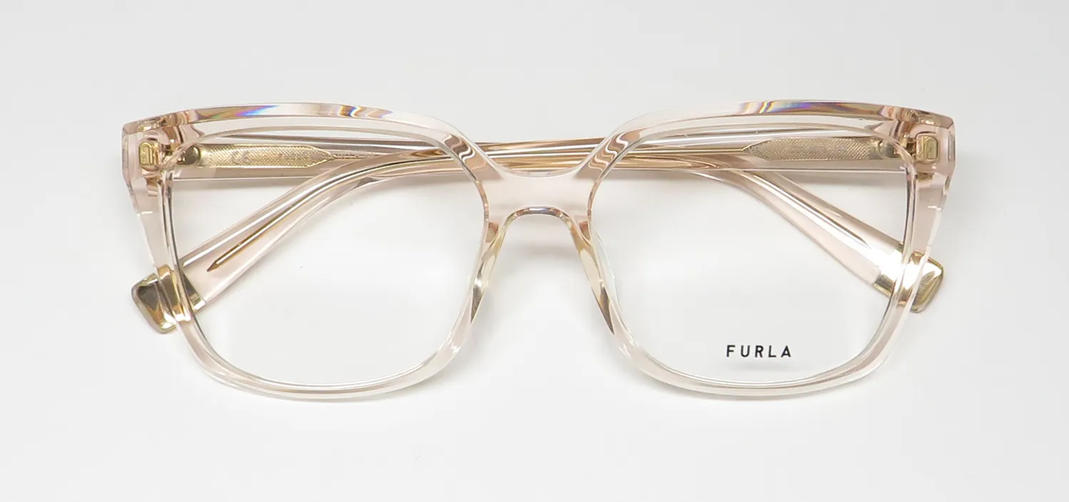 Furla Vfu641v 0838 Eyeglasses Transparent Pink 54mm 2