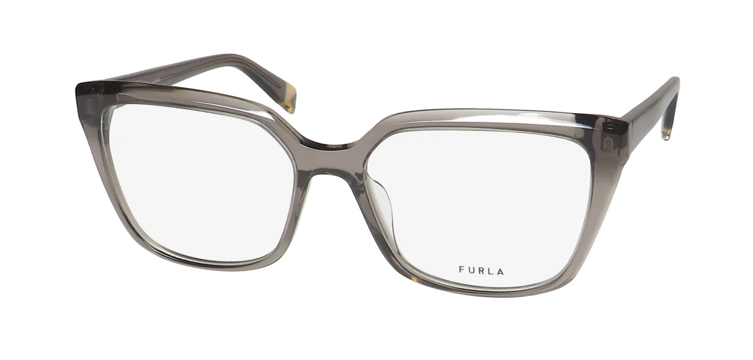 Furla Vfu641v 098z Eyeglasses Transparent Gray 54mm