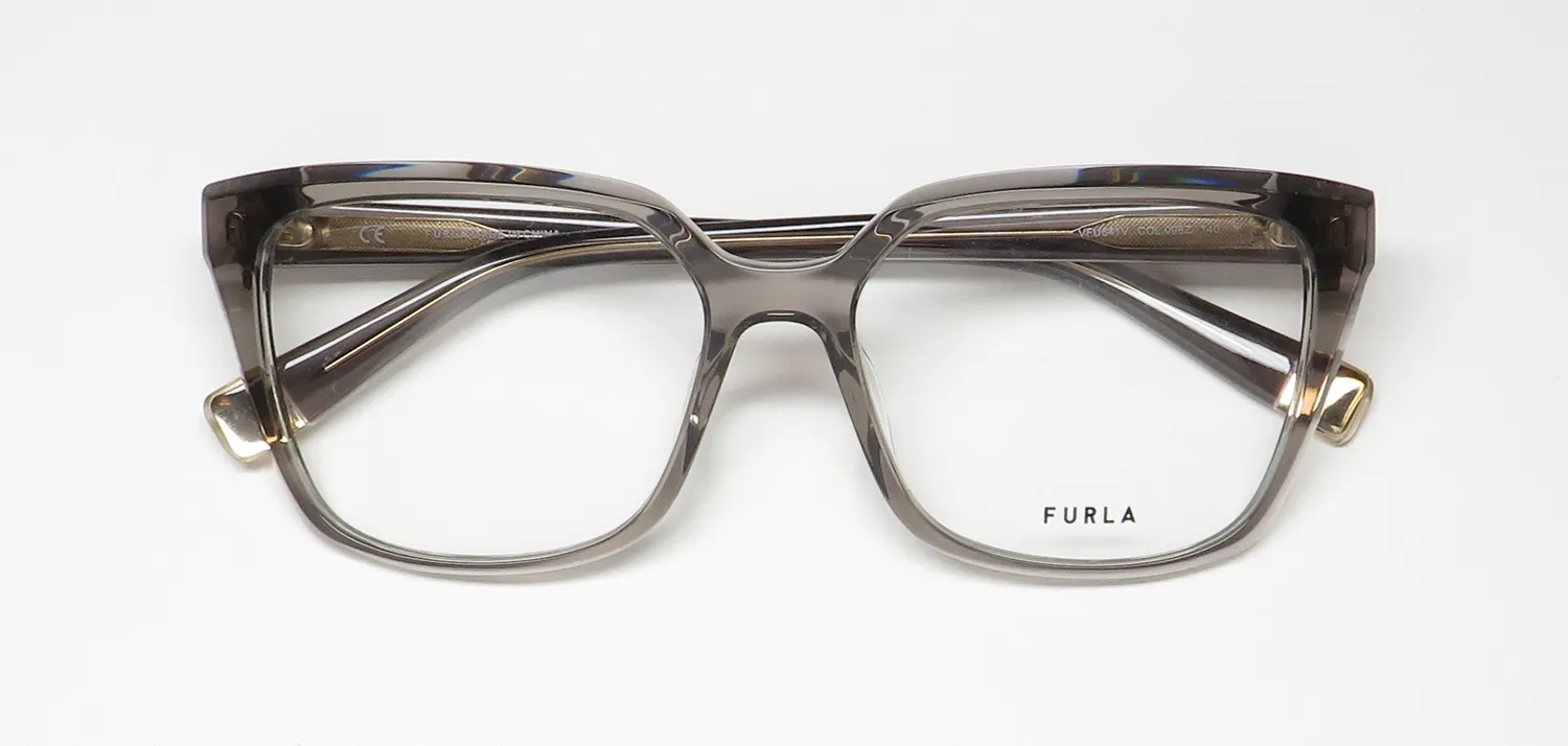 Furla Vfu641v 098z Eyeglasses Transparent Gray 54mm 2