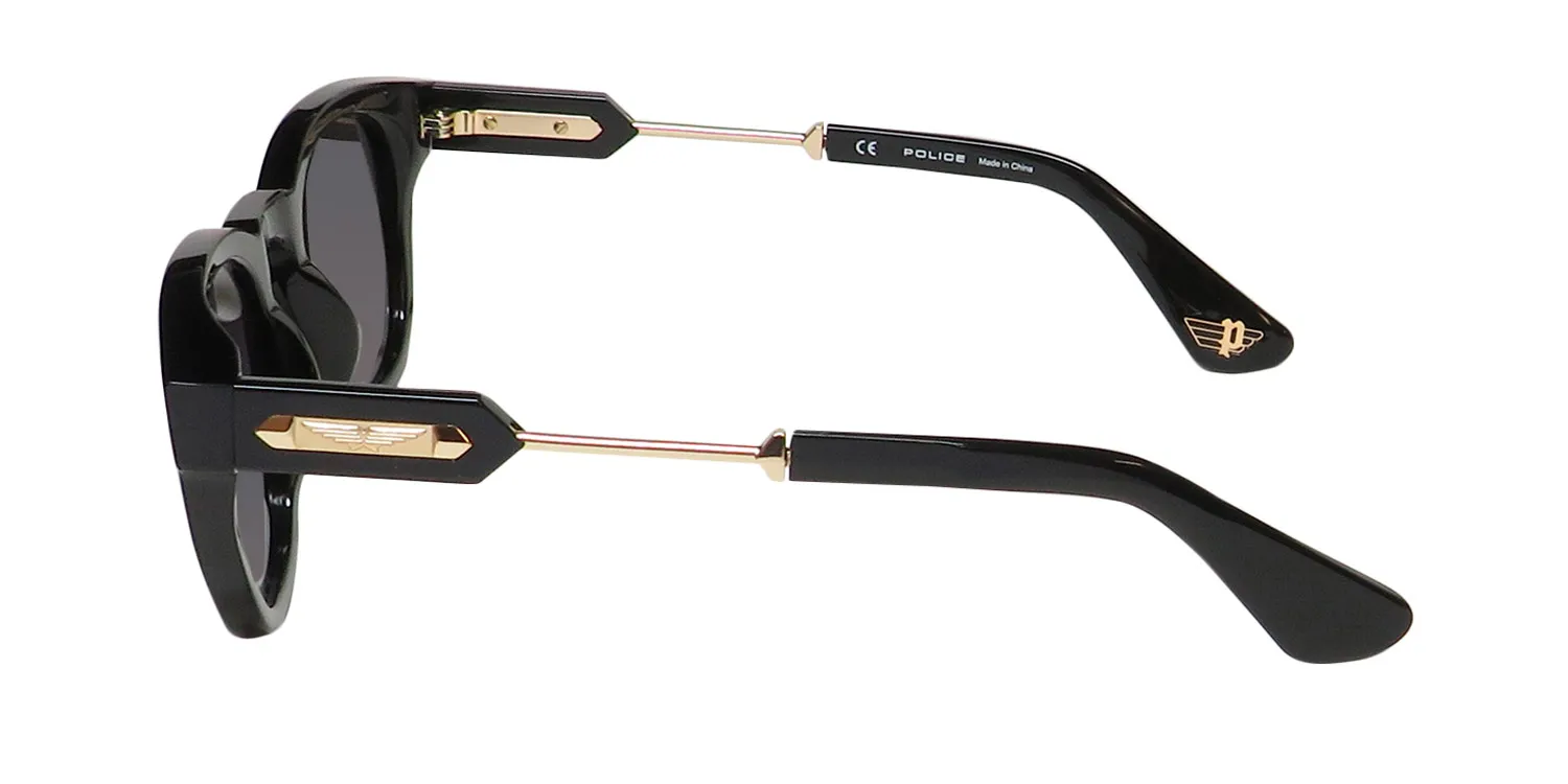 Police Splf70 Prince 1 0700 Sunglasses Black 50mm 4
