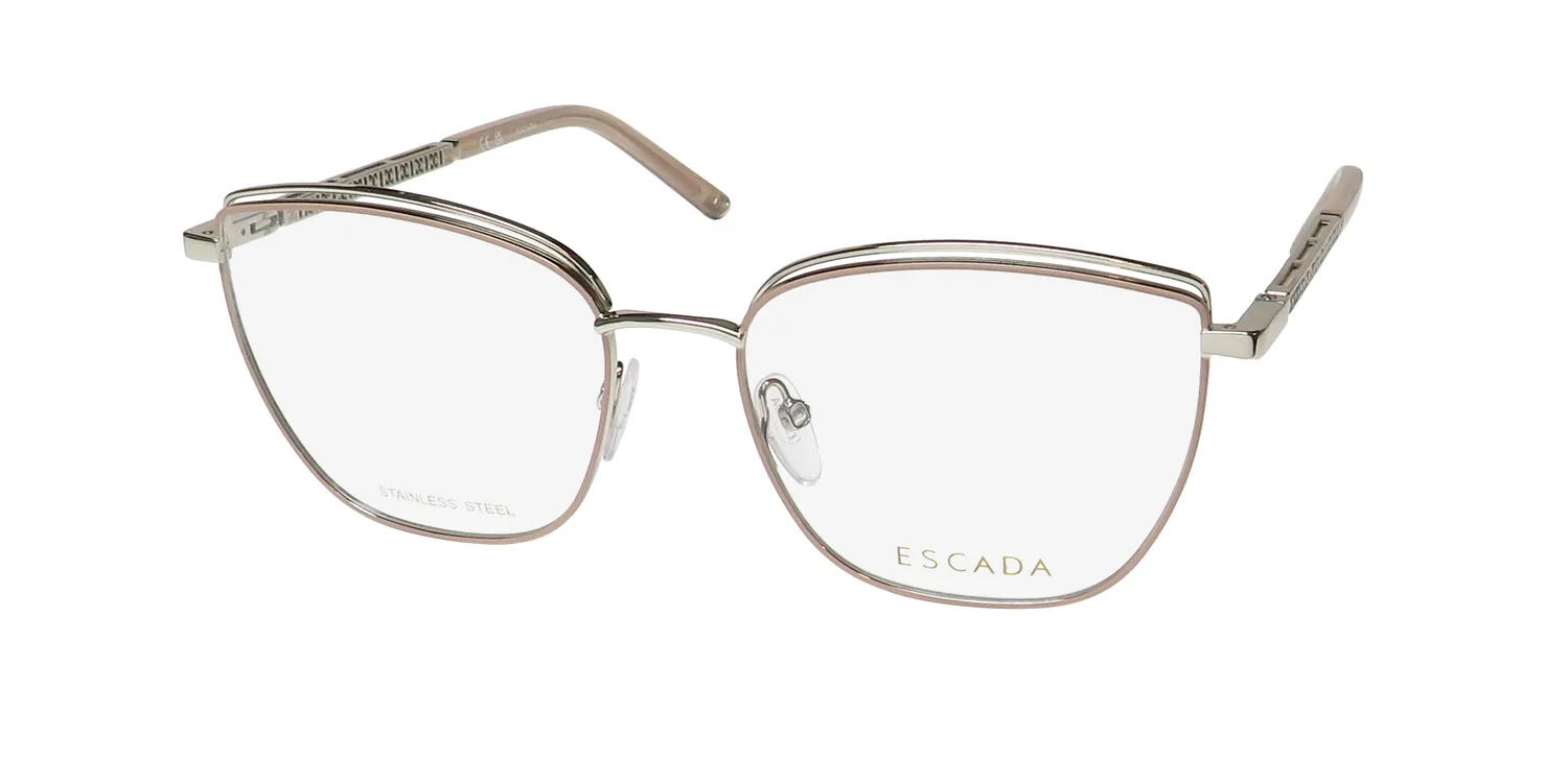 Escada Vesd24 0s31 Eyeglasses Silver 55mm
