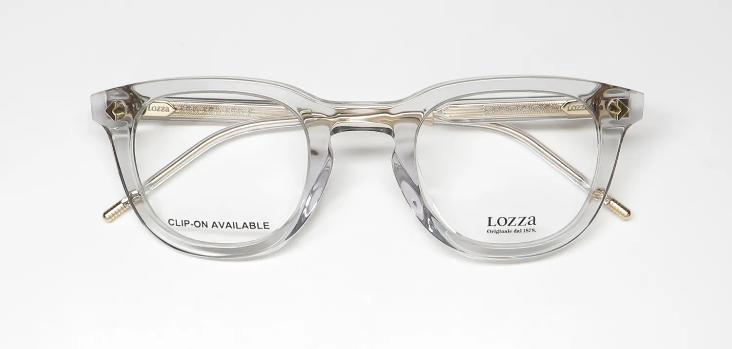 Lozza Vl4312 06a7 Eyeglasses Transparent Grey 48mm 2