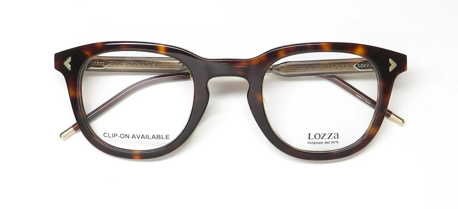 Lozza Vl4312 0714 Eyeglasses Dark Havana 48mm 2